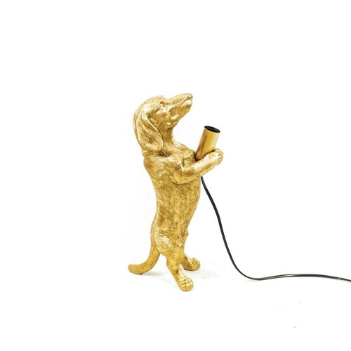 Tafellamp - Teckel - Goud
