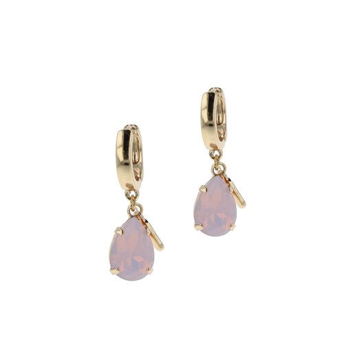 Otazu Oorbellen Light Sapphire + Rosewater Opal by Otazu