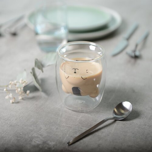 Aulica Dubbele Beren Wandbekers - Set van 2 Aulica Dubbele Beren Wandbekers - Set van 2