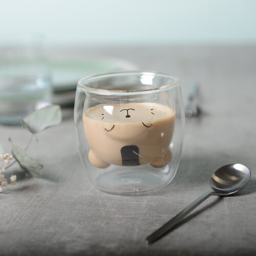 Aulica Dubbele Beren Wandbekers - Set van 2 Aulica Dubbele Beren Wandbekers - Set van 2