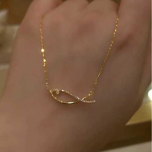 CiCi'De Jewelry Amsterdam Gouden ketting - Vis vorm met detail