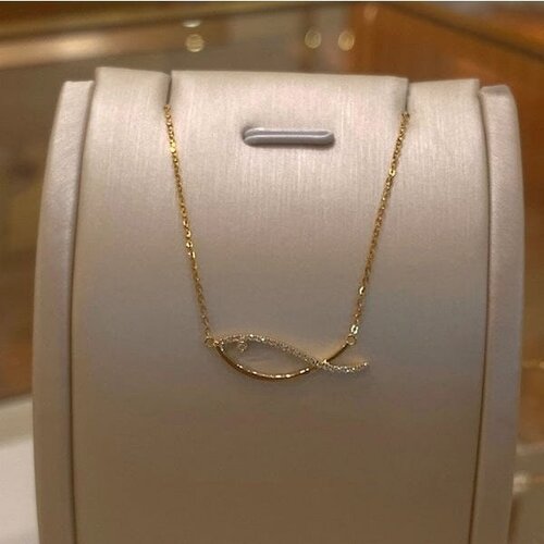 CiCi'De Jewelry Amsterdam Gouden ketting - Vis vorm met detail
