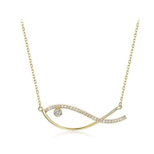 CiCi'De Jewelry Amsterdam Gouden ketting - Vis vorm met detail