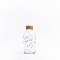 Glazen fles - Polkadots - 0,4 L