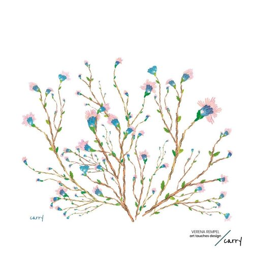 CARRY BOTTLES Glazen fles - Hanami - 0,7 L