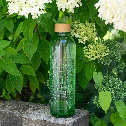 CARRY BOTTLES Glazen fles - Green Harmony - 0,7 L