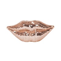 Disco Lips Ornament - Roségoud