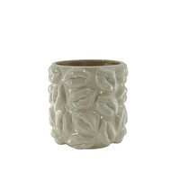 Keramieken Pot - Kisses - Beige