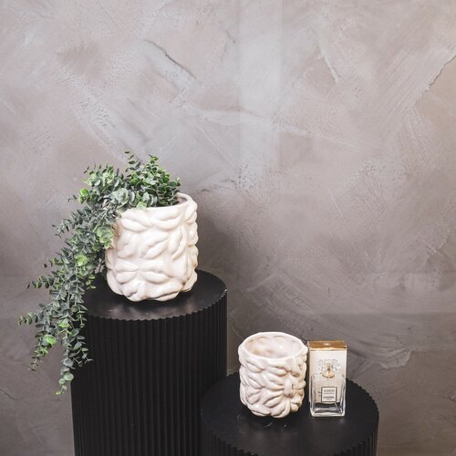 Housevitamin Keramieken Pot - Kisses - Beige