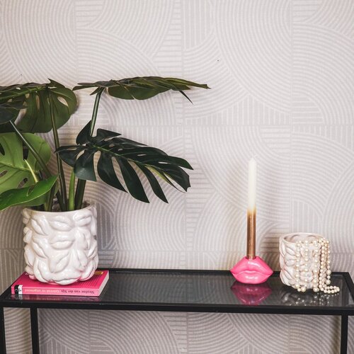 Housevitamin Keramieken Pot - Kisses - Beige