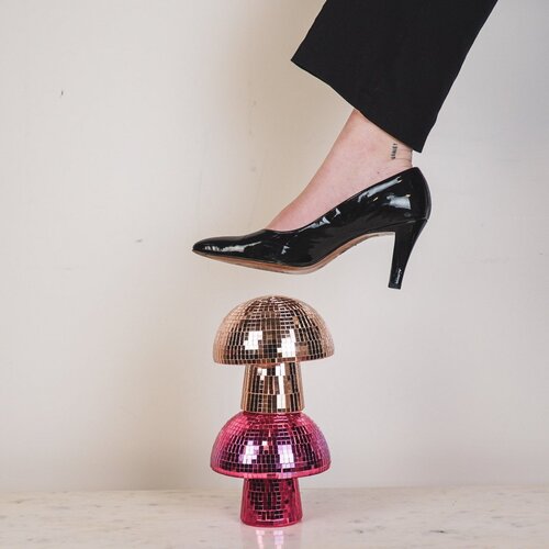 Housevitamin Paddenstoel Ornament - Roségoud