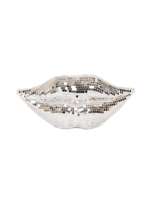 Housevitamin Disco Lips Ornament - Zilver