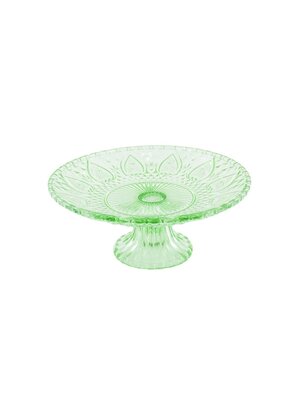 Housevitamin Taartbord - Glas - Groen - 22,5x8cm