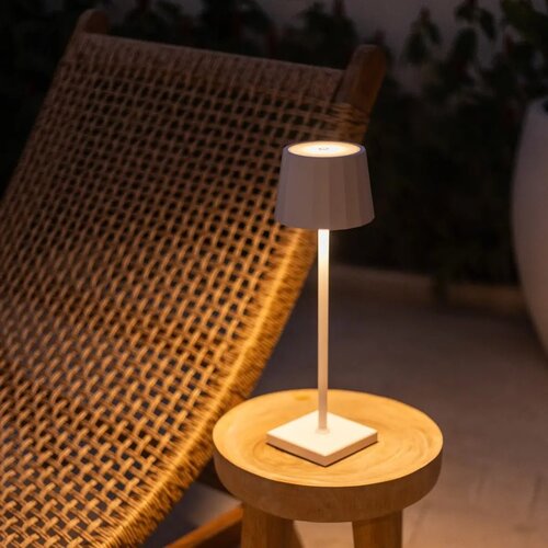 Tavellio Oplaadbare tafellamp - William - Wit