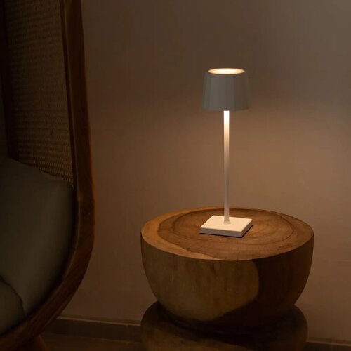 Tavellio Oplaadbare tafellamp - William - Wit