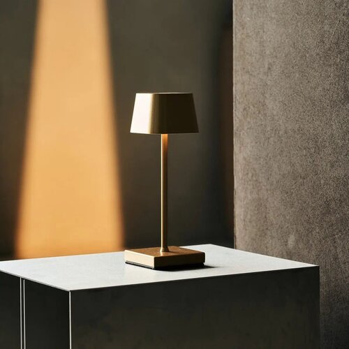 Tavellio Oplaadbare tafellamp - Sarphati - Goud