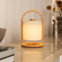 Oplaadbare tafellamp - River - Lichtbruin