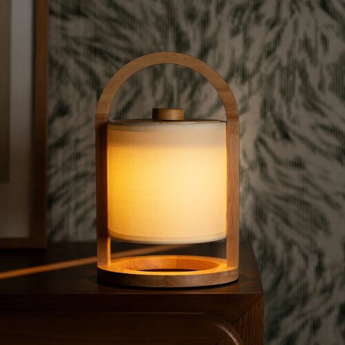 Tavellio Oplaadbare tafellamp - River - Lichtbruin