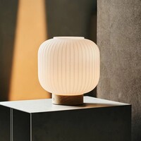 Oplaadbare tafellamp - Lyla - Bruin