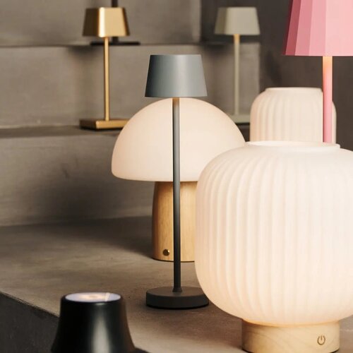 Tavellio Oplaadbare tafellamp - Lyla - Bruin