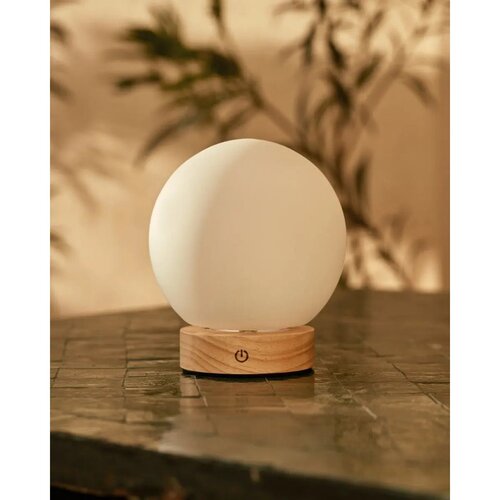 Oplaadbare tafellamp -Flore - Lichtbruin