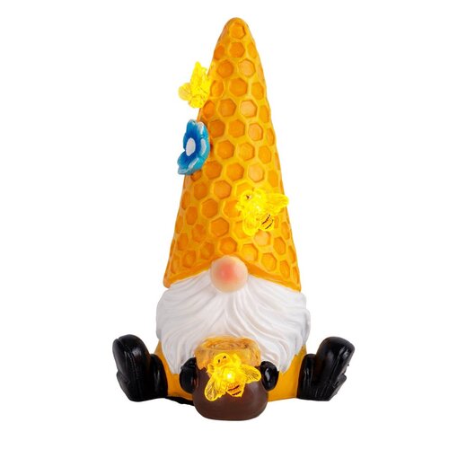 Näve Leuchten 2 Set Deko/Solar Light "Abby", gemaakt van plastic met geïntegreerde LED's, Twilight Sensor, 17 cm hoog