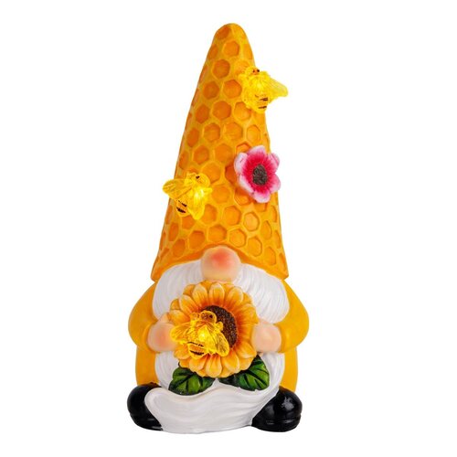 Näve Leuchten 2 Set Deko/Solar Light "Abby", gemaakt van plastic met geïntegreerde LED's, Twilight Sensor, 17 cm hoog