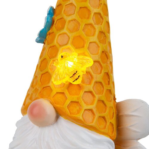 Näve Leuchten 2 Set Deko/Solar Light "Abby", gemaakt van plastic met geïntegreerde LED's, Twilight Sensor, 17 cm hoog