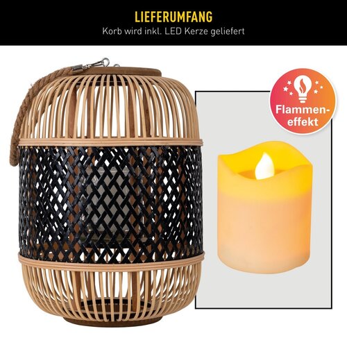 Näve Leuchten Decolicht - Korbinian Black - Solar