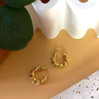 CiCi'De Jewelry Amsterdam - Gevlochten Oorbellen