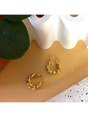 CiCi'De Jewelry Amsterdam CiCi'De Jewelry Amsterdam - Gevlochten Oorbellen