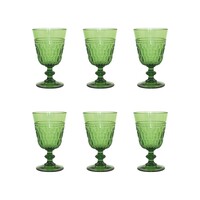 Groene Wijn Glazen - Acryl - Set van 6