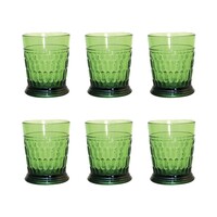 Groene Glazen - Acryl - Set van 6