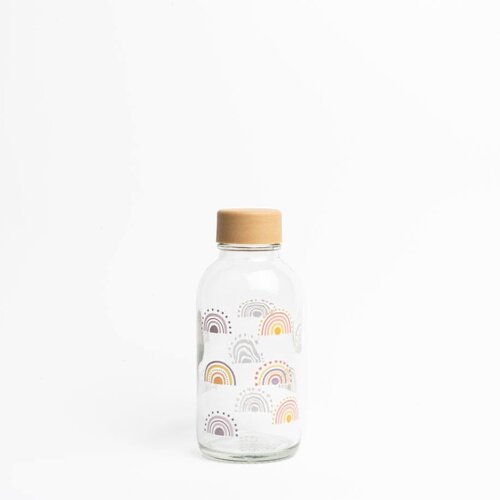 CARRY BOTTLES Glazen fles - Boho Rainbow - 0,4 L