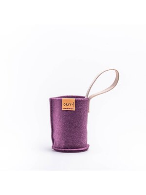 CARRY BOTTLES MOUW 0,4 l - beschermhoes MAUVE