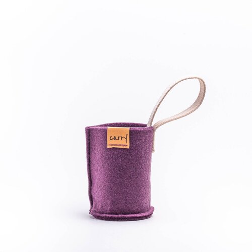 CARRY BOTTLES MOUW 0,4 l - beschermhoes MAUVE