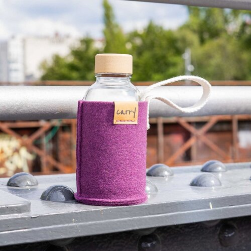 CARRY BOTTLES MOUW 0,4 l - beschermhoes MAUVE