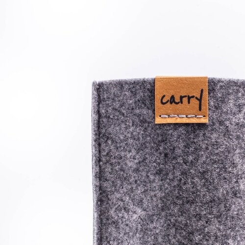 CARRY BOTTLES MOUW 1,0 l - beschermhoes GRIJS