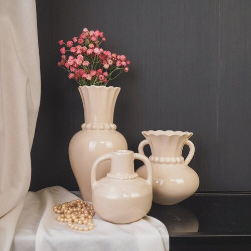 Housevitamin Vaas - Parels - Beige