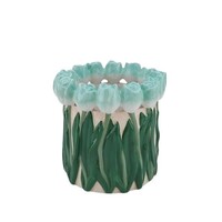Rechte Vaas - Tulpen - Mint/Groen