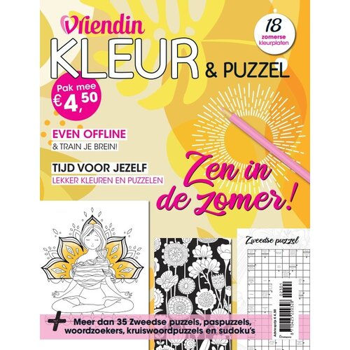 Vriendin Kleur & Puzzel Zomer 1-2023 Vriendin Kleur & Puzzel Zomer 1-2023