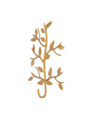 Britte, wandhaak tak goud