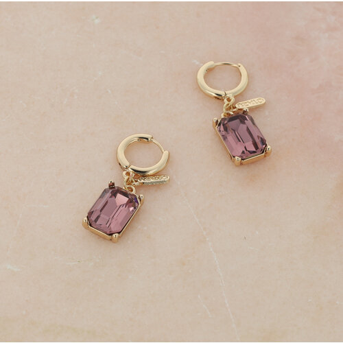 Otazu Amethyst Dust Oorbellen by Otazu Otazu Amethyst Dust Oorbellen by Otazu