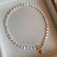 Hart Kralen Ketting – Moeder van Parel & Elegant Design