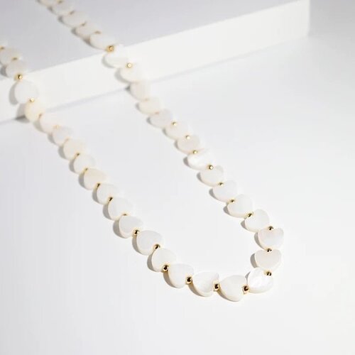 Hart Kralen Ketting – Moeder van Parel & Elegant Design