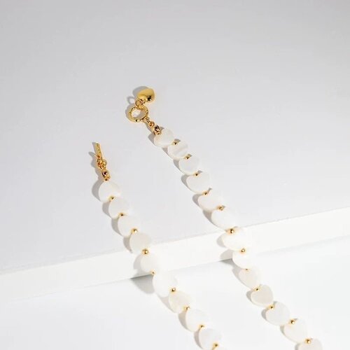 Hart Kralen Ketting – Moeder van Parel & Elegant Design