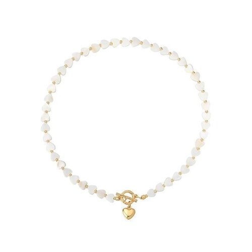 Hart Kralen Ketting – Moeder van Parel & Elegant Design