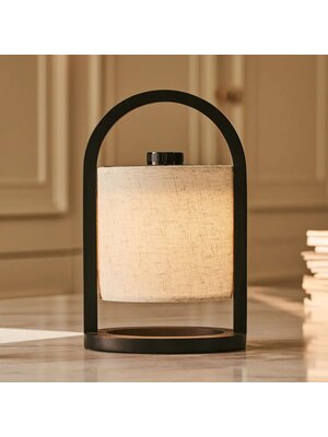 Tavellio River Houten Lamp – Black, Dimbaar & Oplaadbaar