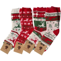 Green Goose Kerstsokken dames - 2 paar