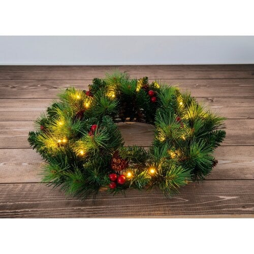 Näve Leuchten LED Kerstkrans “Noel” – Outdoor Decoratie Näve Leuchten LED Kerstkrans “Noel” – Outdoor Decoratie